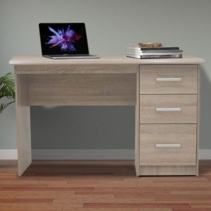 Kinderbureau Matei 120cm 3 lades Sonoma Eik