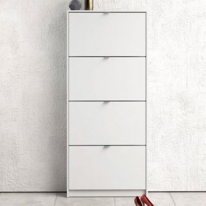 Schoenenkast SEAN 4 Deuren Wit