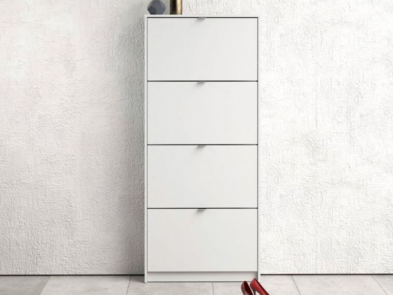 Schoenenkast SEAN 4 Deuren Wit