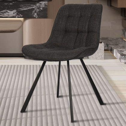 Eetkamerstoel Areeba Donkergrijs