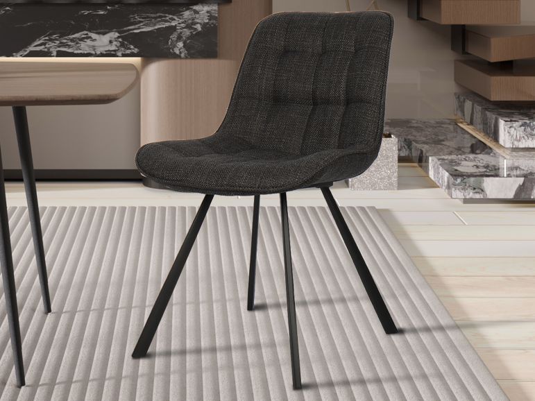 Eetkamerstoel Areeba Donkergrijs