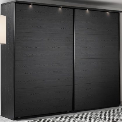 Kledingkast Rosita 245cm Zwart