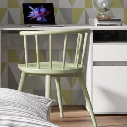 Kinderbureau Sammou 1 deur 1 lade Beton/Wit