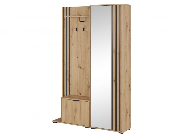 Vestiaire MELODY 2 Deuren Artisan Eik - Afbeelding 2