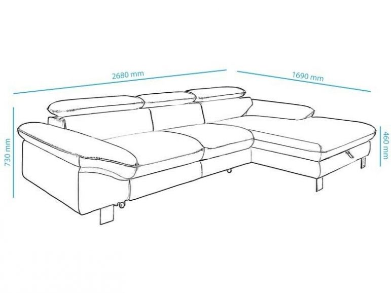 Converteerbare Hoekbank DODGE met Longchair Rechts Eco-Leder Zwart - Afbeelding 5