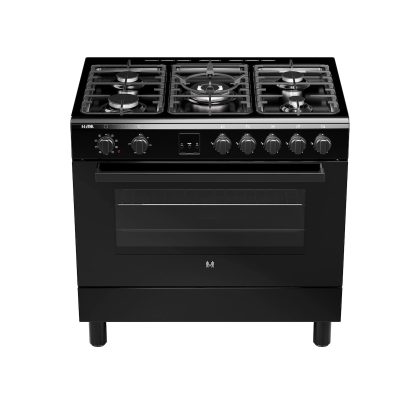 ETNA FG190ZWA Gasfornuis 90cm - Zwart