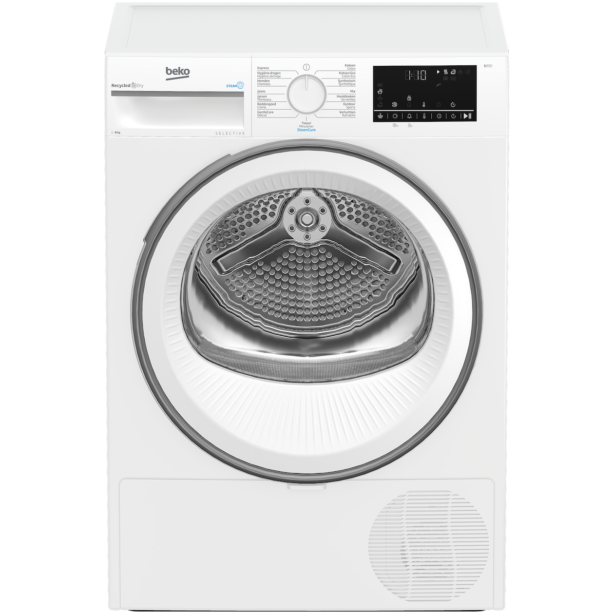 Beko B3T6823W2 SteamCure Warmtepompdroger 8kg
