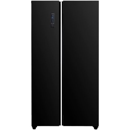 Frilec SBS236-041EB Amerikaanse Koelkast Zwart