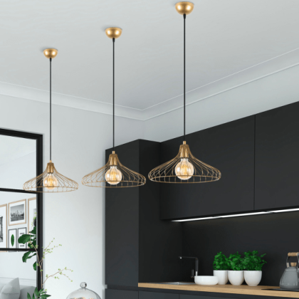 Plafondlamp Dennou Goud