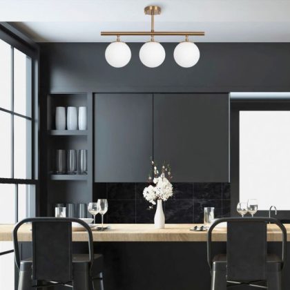 Plafondlamp Burica 3 lampen Vintage