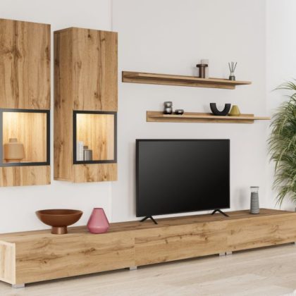 TV-meubel Set Babel 5 deuren Wotan Eik