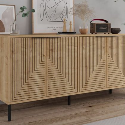 Dressoir Laureat 4 deuren Saphire Eik