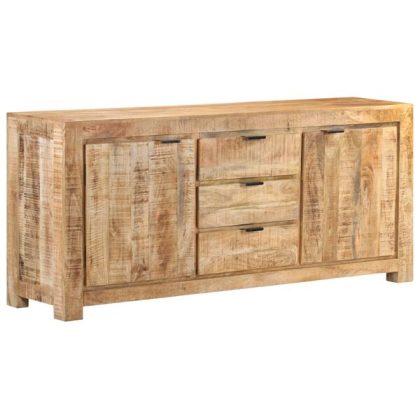 Houten dressoir 120x35x75 cm massief mangohout